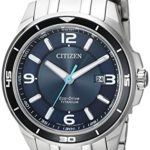 Citizen Men’s ‘ Quartz Titanium Casual Watch, Color:Silver-Toned (Model: BM6929-56L)