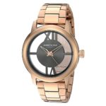 Kenneth Cole New York Women’s 10024376 Transparency Analog Display Japanese Quartz Rose Gold Watch