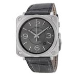Bell and Ross Officer Ruthenium Dial Mens Watch BRS-OFF-RU