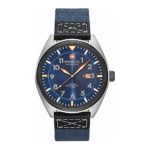 Swiss Military 6-4258-33-003 Mens Airborne Blue Fabric Strap Watch
