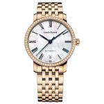 Louis Erard Women’s Excellence Diamond 33mm Rose Gold Plated Bracelet Automatic Watch 68235PS04.BMA52