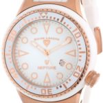 Swiss Legend Men’s 21818D-RG-02-WHT Neptune White Dial White Silicone Watch