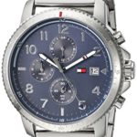 Tommy Hilfiger Men’s ‘Sport’ Quartz Stainless Steel Casual Watch, Color:Silver-Toned (Model: 1791360)