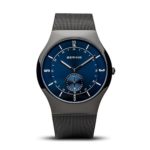 BERING Time 11940-227 Mens Classic Collection Watch with Mesh Band and scratch resistant sapphire crystal. Designed in Denmark.
