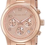 Michael Kors Women’s Runway Rose Gold-Tone Watch MK5128