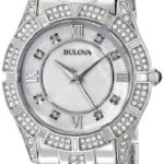 Bulova Women’s 96L116 Swarovski Crystal Stainless Steel Watch