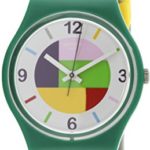 Swatch Tet-Wrist GG224 Green Silicone Swiss Quartz Fashion Watch