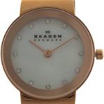 Skagen 358srrd Rose Gold Ion Plated Stainless Steel Mesh Bracelet Watch Watch For Women