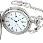 Charles-Hubert, Paris Stainless Steel Quartz Pocket Watch