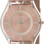 Swatch Women’s Skin SFP115M Rose-Gold Stainless-Steel Swiss Quartz Watch with Rose-Gold Dial