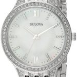 Bulova Women’s 96L242 Swarovski Crystal Stainless Steel Watch