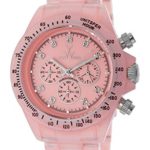 Toy Watch Pearlized Plasteramic – Pink Chronograph Unisex watch #FLP10PK