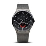 BERING Time 33440-077 Mens Ceramic Collection Watch with Mesh Band and scratch resistant sapphire crystal. Designed in Denmark.