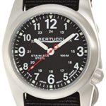 Bertucci A-2S Field 22mm Quartz Movement Watch, Black/Black