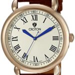 CROTON Men’s CN307532BRIV HERITAGE Analog Display Quartz Brown Watch