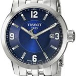 Tissot PRC 200 Blue Dial Stainless Steel Quartz Ladies Watch T0554101104700