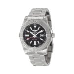 Breitling Men’s BTA3239011-BC35SS Avenger II GMT Analog Display Swiss Automatic Silver Watch