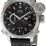 Oris Men’s 690 7615 4154LS BC4 Flight Timer Automatic Black Dial Watch