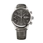 Louis Erard Men’s Grey Leather Band Steel Case Sapphire Crystal Automatic Analog Watch 78225AA23.BDC36