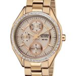 Drive From Citizen Eco-Drive Women’s Watch with Crystal Accents and Date, FD1063-57X