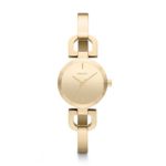 DKNY Gold-Tone D Link Mirror Dial Women’s watch #NY8870