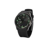 Calvin Klein Men’s K2V214DX ‘Visible’ Black/Green Dial Black Rubber Strap Swiss Quartz Watch