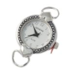 Geneva Elite Silver Tone Watch Face for Jewelry Making Lw023