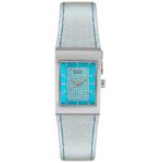 D&G Dolce & Gabbana Women’s DW0157 White Crystal Silver Leather Watch