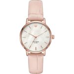 kate spade watches Pink IP and Misty Mint Leather Metro Watch
