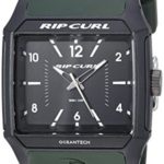 Rip Curl Men’s ‘Rifles’ Quartz Plastic and Polyurethane Sport Watch, Color Green (Model: A3038-MIL)