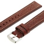 Hadley-Roma Men’s MSM894RB-200 20-mm Brown Genuine Leather Watch Strap
