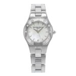 Baume & Mercier Women’s A10071 Linea Analog Display Swiss Quartz Silver Watch