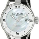 Locman Italy Women’s 0521V02-00MA00SK Montecristo Lady Analog Display Quartz Black Watch