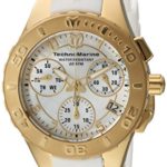 Technomarine Women’s ‘Cruise’ Quartz Stainless Steel and Silicone Casual Watch, Color:White (Model: TM-115088)