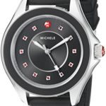 MICHELE Women’s MWW27A000006 CAPE Analog Display Swiss Quartz Black Watch