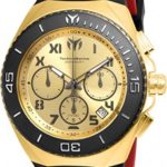 Technomarine Men’s ‘Manta’ Quartz Stainless Steel and Silicone Casual Watch, Color:Two Tone (Model: TM-215067)