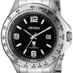 CROTON Men’s CA301253SSBK Aquamatic Extreme Analog Display Japanese Quartz Silver Watch