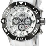 Invicta Men’s ‘Pro Diver’ Quartz Stainless Steel and Polyurethane Diving Watch, Color:Two Tone (Model: 23697)