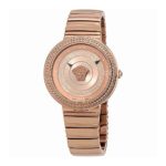 Versace V-Metal Icon Ladies Rose Gold Tone Watch VLC14 0017