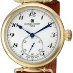 Charles-Hubert, Paris Men’s 3957-G Premium Collection Analog Display Japanese Quartz Brown Watch