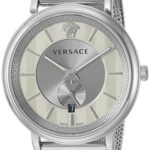 Versace Men’s ‘THE MANIFESTO EDITION’ Quartz Stainless Steel Casual Watch, Color:Silver-Toned (Model: VBQ060017)