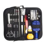 Watch Repair Kit , JELEGANT147 PCS Watch Repair Tool Kit Professional Spring Bar Tool Set Watch Band Link Pin Tool Set Opener Remover Protable Watch Fixing Kits with Carrying Case and a Free Hammer