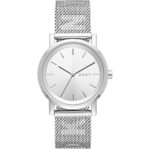 DKNY Women’s ‘SoHo’ Quartz Stainless Steel Casual Watch, Color:Silver-Toned (Model: NY2620)