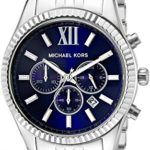 Michael Kors Men’s Lexington Silver-Tone Watch MK8280