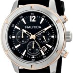 Nautica Men’s N17654G Analog Display Quartz Black Watch
