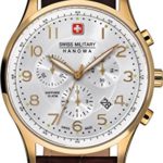 Swiss Military 06-4187-02-001 Patriot Chronograph Brown Textured Leather Gents Watch Leather