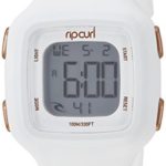 Rip Curl Women’s ‘Candy’ Quartz Plastic and Silicone Sport Watch, Color White (Model: A3126G-WHI)