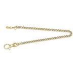 Charles Hubert IP-plated Stainless 14.5in Pocket Watch Chain