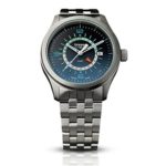 Traser 107036 P59 Aurora GMT Blue Swiss Watch, Stainless Steel Strap