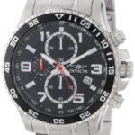 Invicta Men’s 14875 Specialty Chronograph Black Textured Dial Stainless Steel Watch